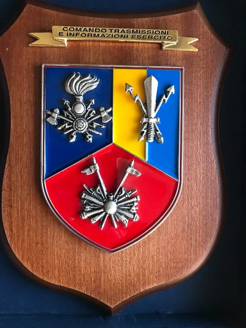 CREST COMANDO TRASMISSIONI e informazioni esercito EUR 35,00 PicClick IT